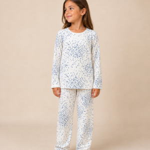 PIJAMA LONGO CHUVA DE ESTRELA INFANTIL - Imagem 1