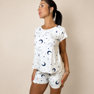 PIJAMA BASIC LUNAR MARINHO VERAO - Imagem 1