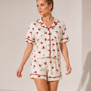PIJAMA CEREJA VERAO - Imagem 1