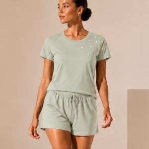 PIJAMA BASIC COM CORAÇÃO VERAO - Imagem 5