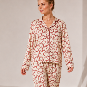 PIJAMA BORDO DE AMOR INVERNO - Imagem 1