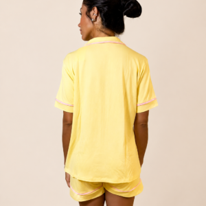 PIJAMA AMERICANO AMARELO BRIE VERAO - Imagem 3