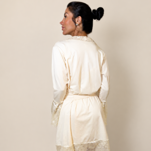 CAMISOLA BELLE-NUIT MARFIM BICOLOR DOURADO - Imagem 5