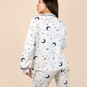 PIJAMA AMERICANO LUNAR MARINHO INVERNO - Imagem 2