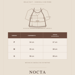 CAMISOLA BELLE-NUIT AZUL/BRANCO - Imagem 6