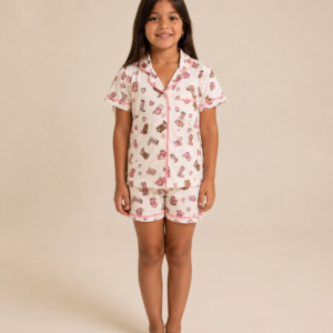 PIJAMA AMERICANO RODEIO ROMANTICO VERAO INFANTIL - Imagem 1