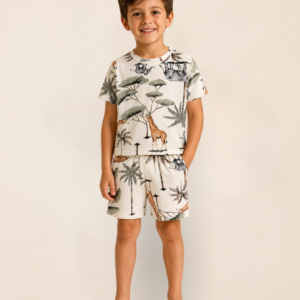 PIJAMA BASIC BABY SAFARI INFANTIL VERAO - Imagem 1