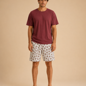 PIJAMA MASCULINO FATIA DE AMOR VERAO - Imagem 1